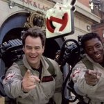 Ghostbusters pointing and laughing