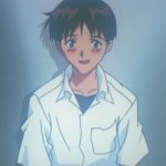 shinji blushing