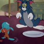 tom jerry fish GIF Template
