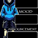 Sans Announcement