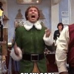 When You Hear Someone Play a Band You Like | PANTERA! OH MY GOD! | image tagged in buddy the elf birthday,music,memes,pantera,rock music | made w/ Imgflip meme maker