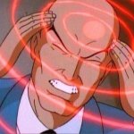 bald angry