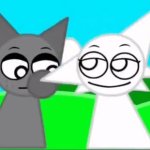 Gray and wenda playing with ears GIF Template
