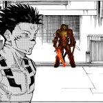 You don’t find the doomslayer, doomslayer finds you! | image tagged in sukuna finds the more cursed one,doom,anime | made w/ Imgflip meme maker
