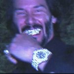 Iced out Keanu Reeves
