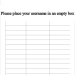 Blank petition form