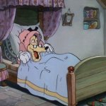 Big Bad Bill Granny Wolf in Bed