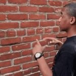Talking to wall GIF Template