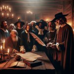 Signing of the Mayflower Compact