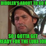Funny | THE DIDDLER'S ABOUT TO GO FREE; SO I GOTTA GET READY FOR THE LUBE JOB | image tagged in memes,so i got that goin for me which is nice,diddy,lube,job,free | made w/ Imgflip meme maker