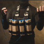 Explosive suicide vest