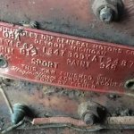 62 Chevy data plate