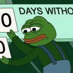 0 days without (Lenny, Simpsons, Pepe) template