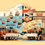The mighty British Empire (18th century) remaining vestiges tran