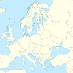 Blank Europe map (from Wikipedia)