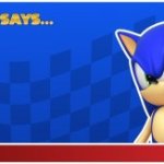 Sonic says...