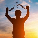 Man Breaking Chains