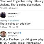 that's called dedication