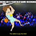 yeah | ME AFTER MAKING AN 6 YEAR OLD GAME RECOGNIZABLE AGAIN: | image tagged in ballin' marty | made w/ Imgflip meme maker