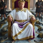 Emperor Trump and his Praetorian Guard alligators