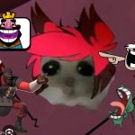 Sad Hamster Alastor | image tagged in sad hamster alastor | made w/ Imgflip meme maker