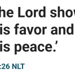 Numbers 6:26 nlt
