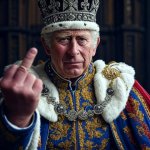 Charles giving finger