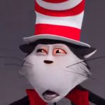 Cat in the hat pepper spray meme