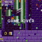 Game over glitch