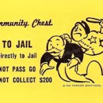 Community Chest Go To Jail Monopoly