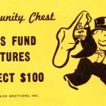 Xmas Fund Matures Collect $100 Monopoly