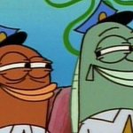 Smug Spongebob Police Fish