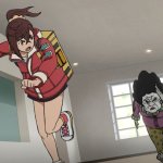 Momo running from Grandma meme