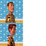 Drake meme but Toy Story version