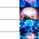 6 panel big brain meme