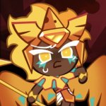 Golden cheese cookie