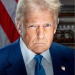 Trump official portrait evil Satan devil Lucifer