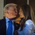 Trump kiss