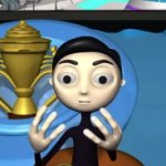 Man with Long Fingers template