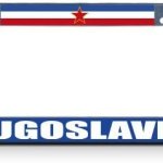 Yugoslavia license plate