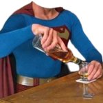 Superman at Bar - Headless