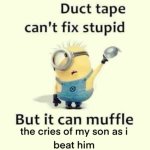 minion beat my son