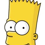 Bart Simpson head face