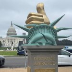 Trump statue template