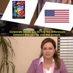Usa is inside out 2 | image tagged in they are the same picture,us,usa,united states of america,inside out,inside out 2 | made w/ Imgflip meme maker