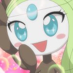 Meloetta's beautiful face