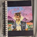 Juice WRLD drawing template