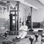 rowing machine on titanic meme
