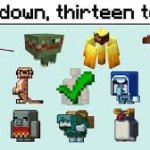Mob Vote Mobs Added Checklist