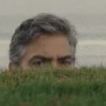 georges clooney peaking GIF Template